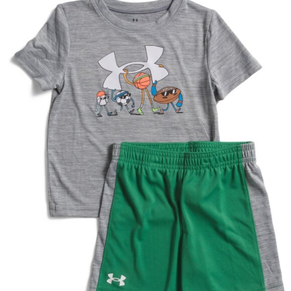 NWT Set of 2 Under Armour Outfits Size 24 Months - Picture 2 of 3